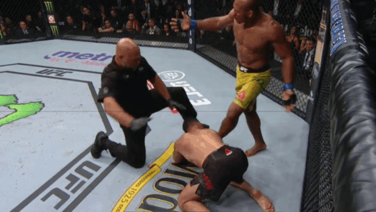 Jacar&eacute; Souza g&acirc;che la f&ecirc;te et finit Weidman sur un gros KO !