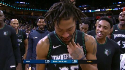 Derrick Rose NBA Wolves Utah Jazz