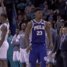 Jimmy Butler Sixers Hornets