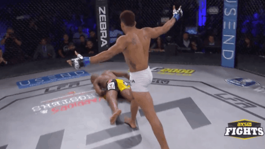 Kailan Hill KO LFA spinning backfist