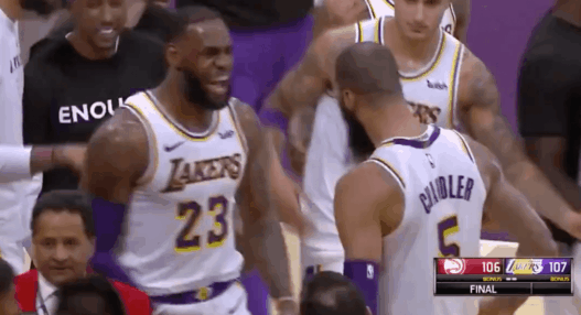LeBron James Tyson Chandler Lakers
