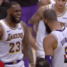 LeBron James Tyson Chandler Lakers