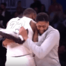 Anthony Davis LeBron James celebration