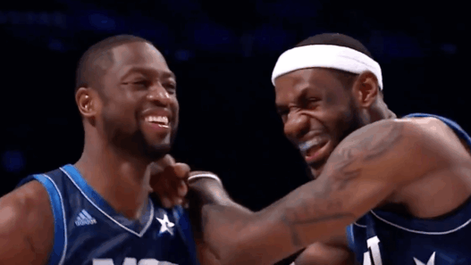 Dwyane Wade LeBron James Lakers Heat