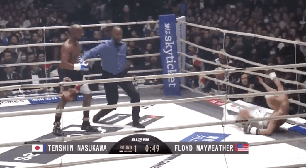 Floyd Mayweather KO Tenshin Nasukawa