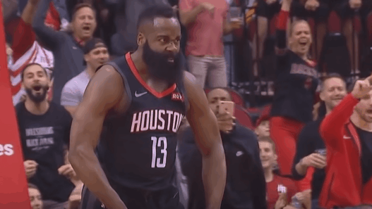James Harden celebration