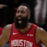 James Harden celebration Rockets