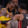LeBron James Dwyane Wade exchange