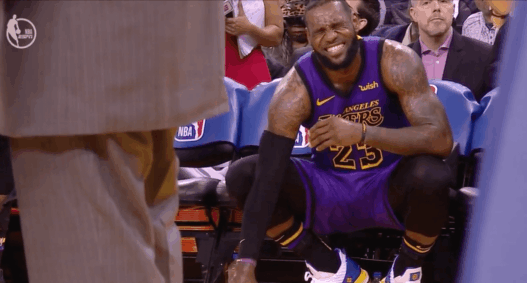 LeBron James blessure