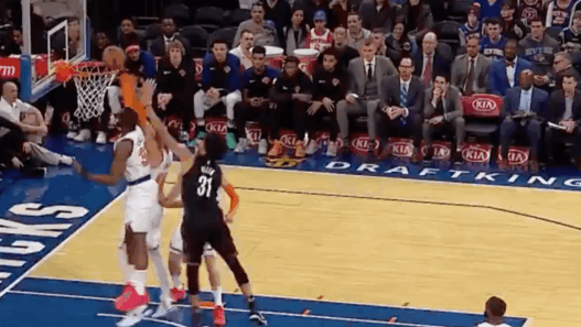 New York Knicks dunk