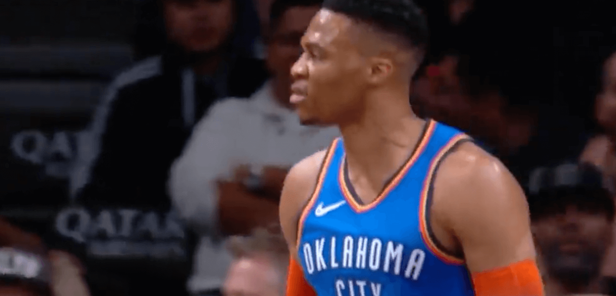 Russell Westbrook OKC Thunder Triple Double