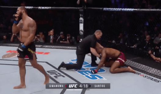 Thiago Santos Jimi Manuwa UFC