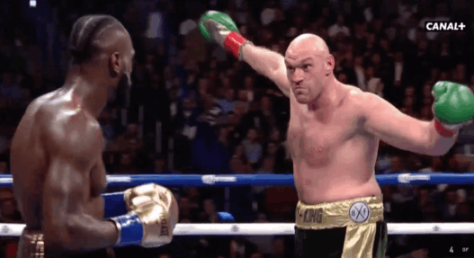 Tyson Fury Wilder demunis