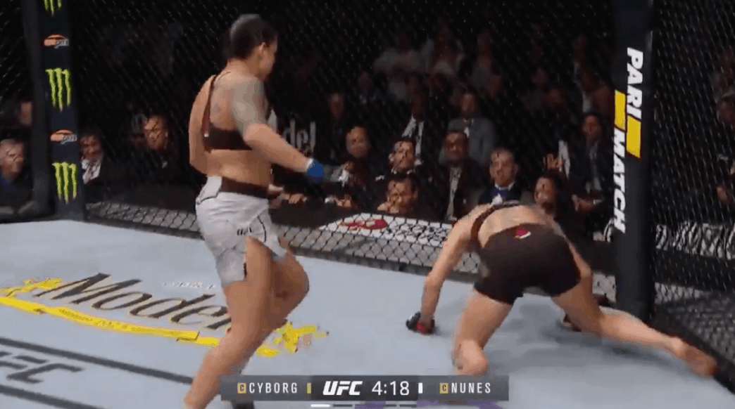 UFC 232 Amanda Nunes Cris Cyborg KO