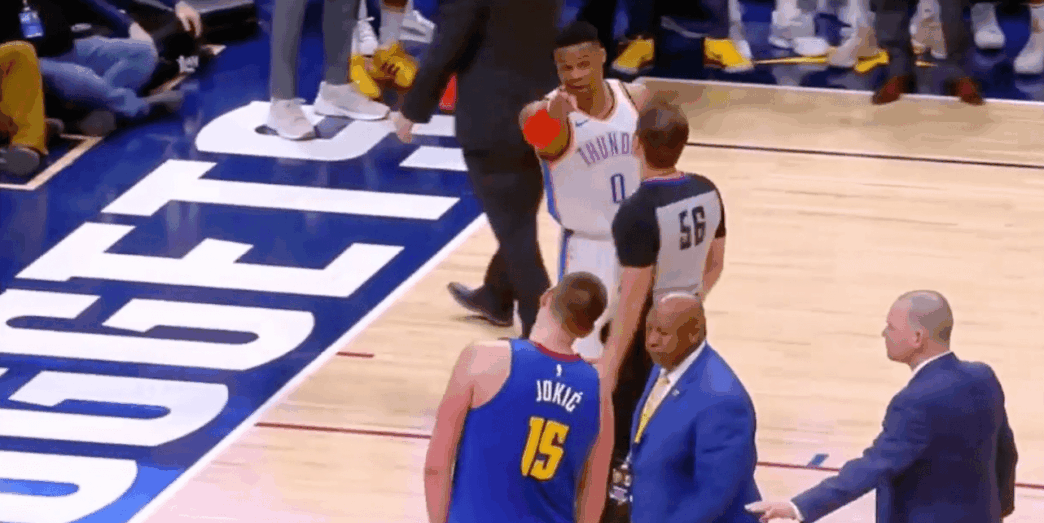 Westbrook Jokic OKC Nuggets