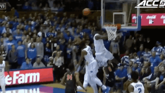 Zion Williamson block