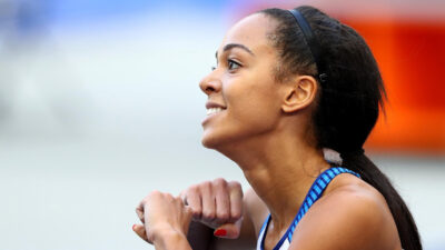 Katarina Johnson-Thompson, une championne du monde à Montpellier
