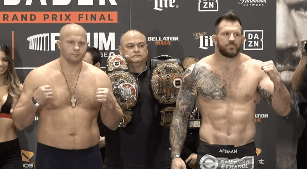 Bellator 214 Fedor Emelianenko Ryan Bader