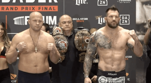 Bellator 214 Fedor Emelianenko Ryan Bader