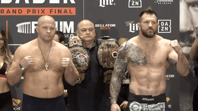 Bellator 214 Fedor Emelianenko Ryan Bader