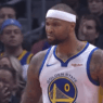 DeMarcus Cousins Warriors celebration