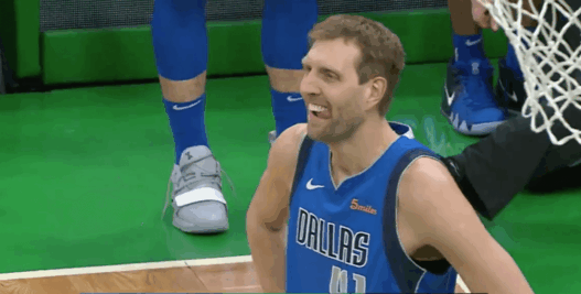 Dirk Nowitzki Mavs Celtics