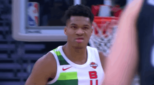Giannis Antetokounmpo Bucks celebration