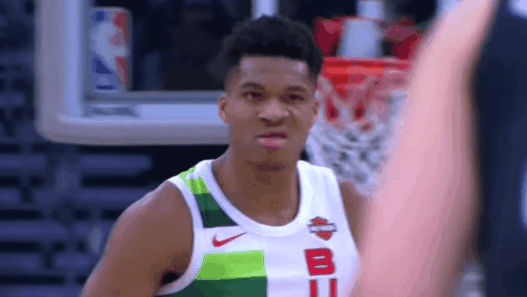 Giannis Antetokounmpo Bucks celebration