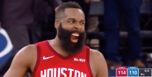 James Harden Rockets Knicks