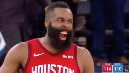 James Harden Rockets Knicks