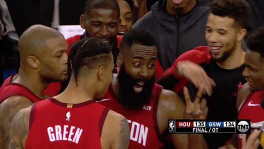 James Harden Warriors Oracle Arena Rockets