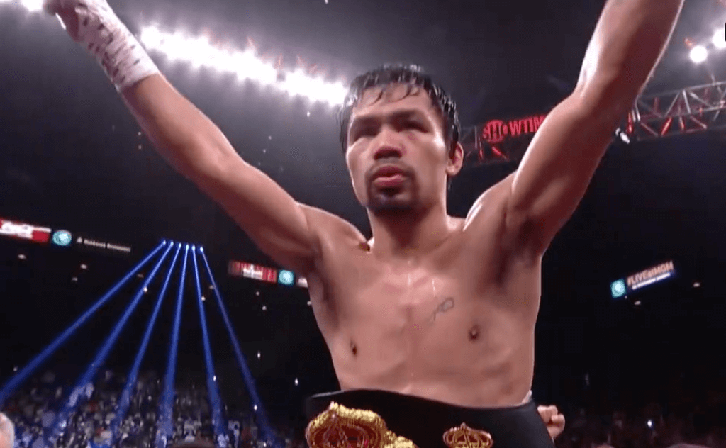 Manny Pacquiao facile contre Broner, passe un message à Mayweather