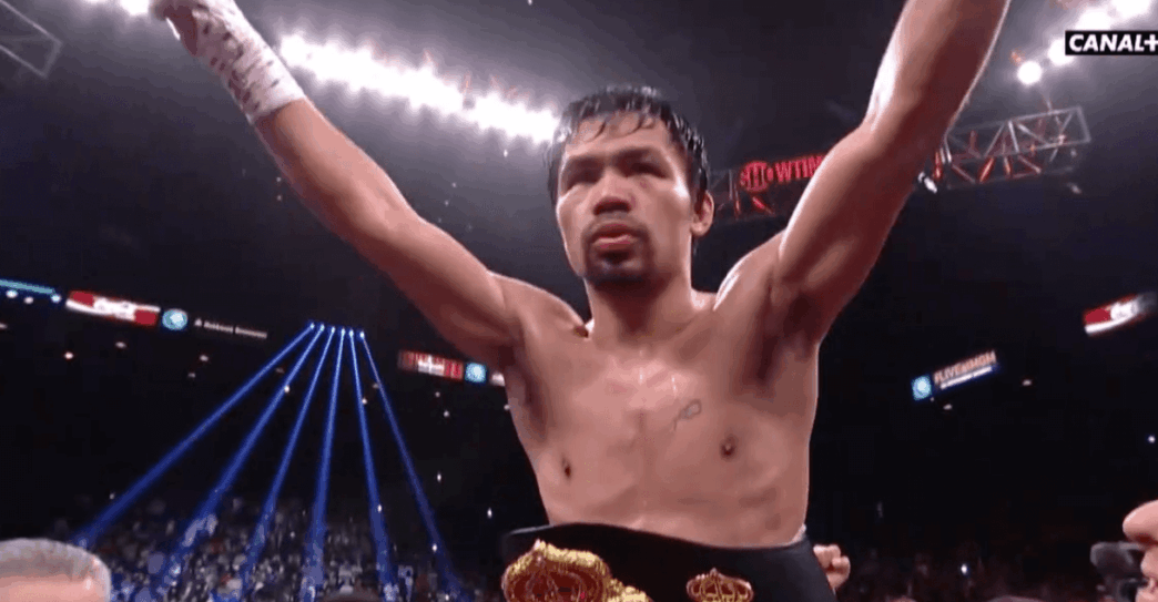 Manny Pacquiao facile contre Broner, passe un message à Mayweather