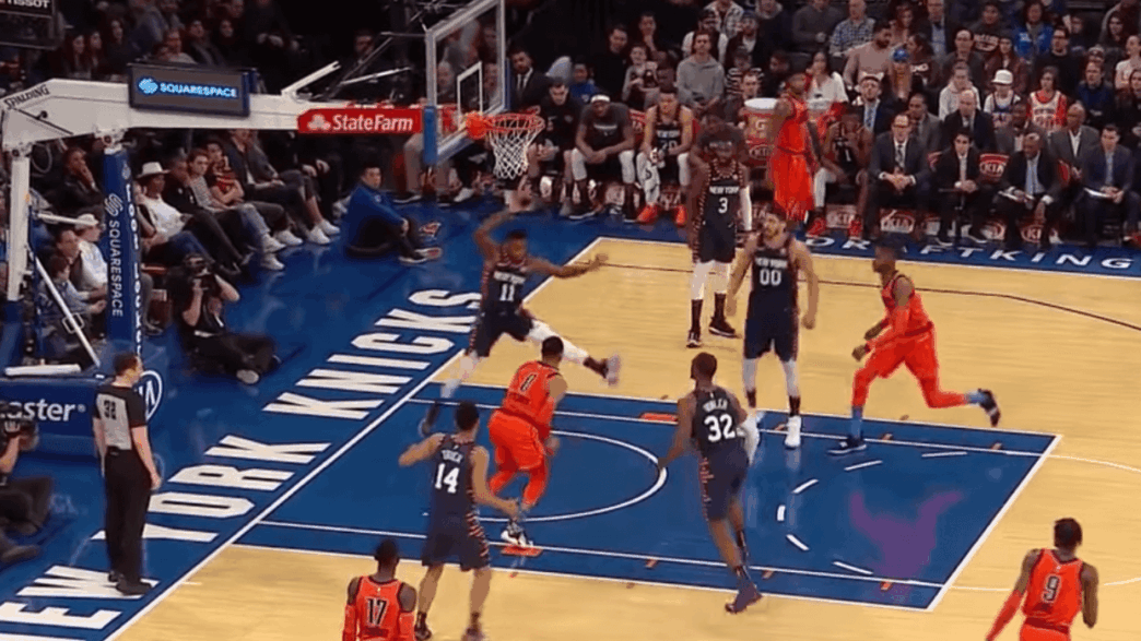 Russell Westbrook Frank Ntilikina