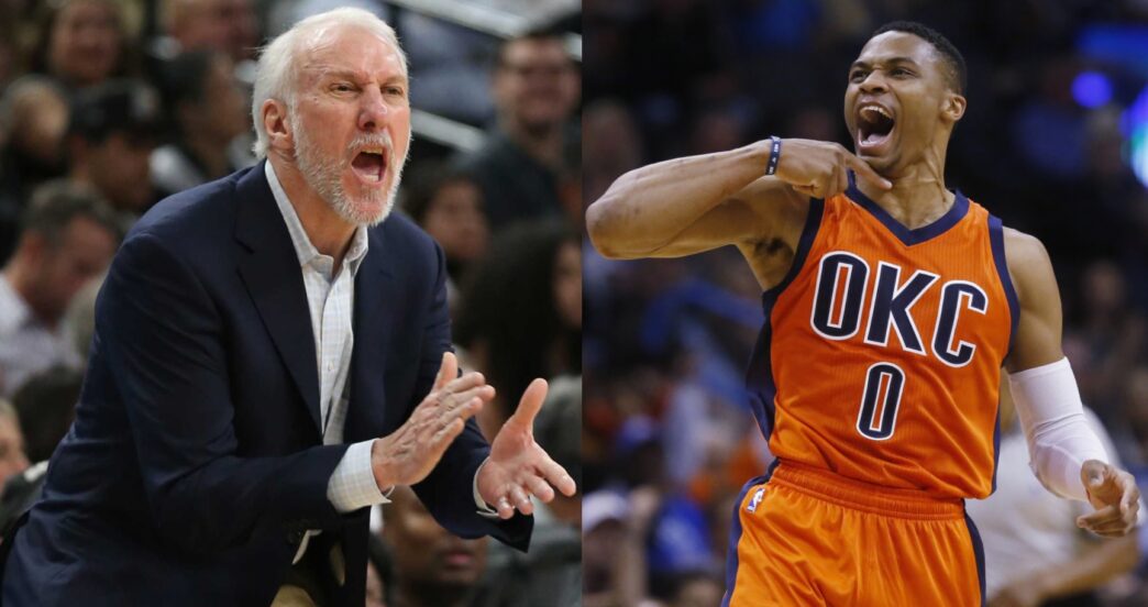 Russell Westbrook Gregg Popovich