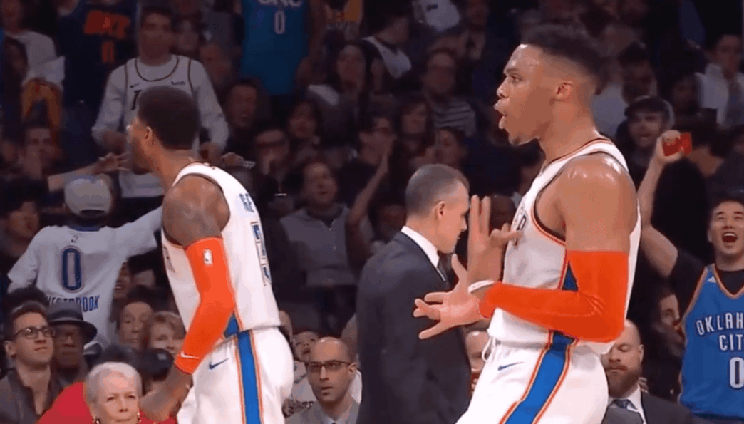 Russell Westbrook Lakers celebration