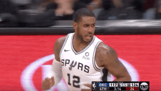 Spurs OKC Thunder LaMarcus Aldridge