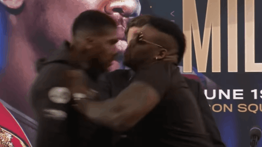 Anthony Joshua vs. Jarrell Miller - Premier staredown très tendu
