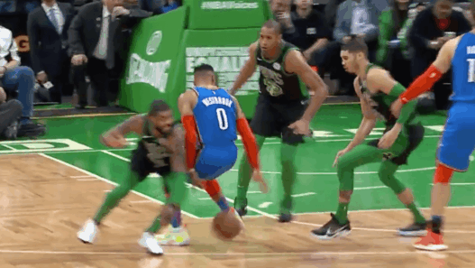 Russell Westbrook OKC Celtics