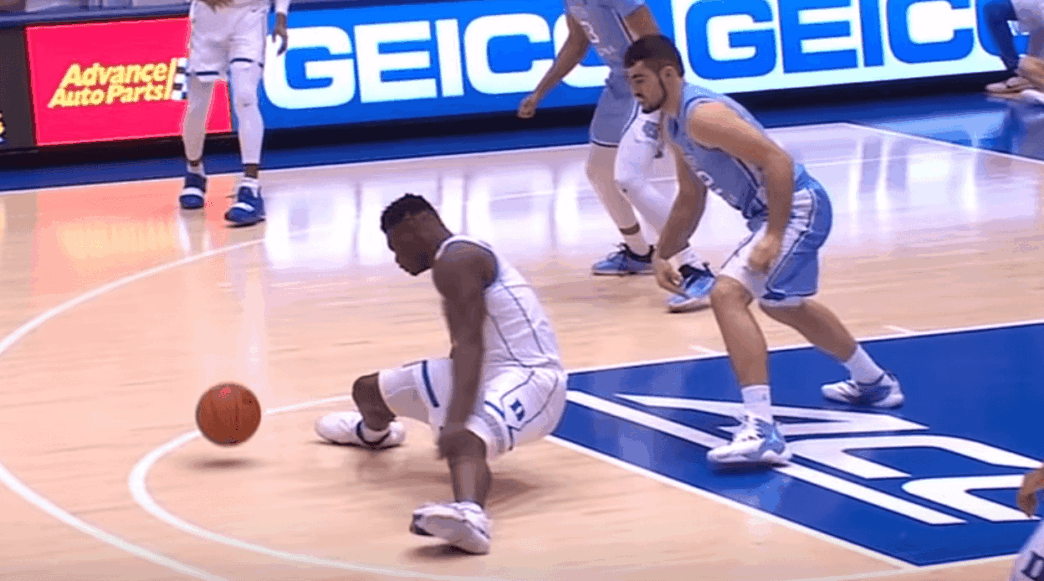 Zion Williamson knee