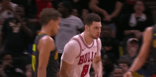 Bulls Hawks Zach LaVine