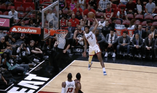 Derrick Jones Jr alley oop