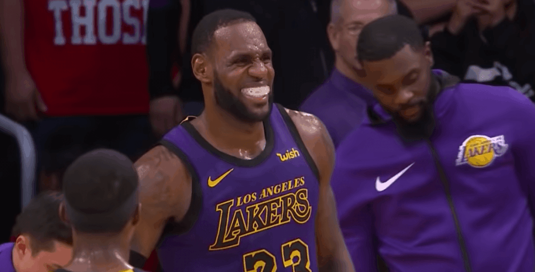 LeBron James Lakers Nets