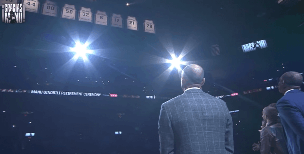 Manu Ginobili ceremonie