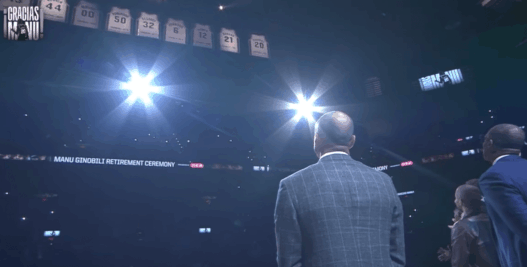 Manu Ginobili ceremonie