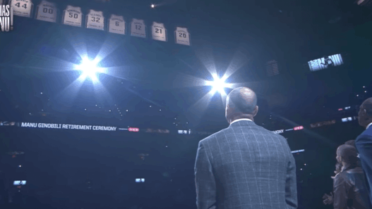 Manu Ginobili ceremonie