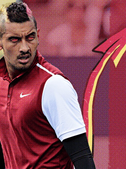Nick Kyrgios super vilain