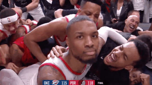 Damian Lillard game winner OKC