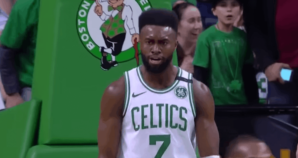 Jaylen Brown Boston Celtics Celebration