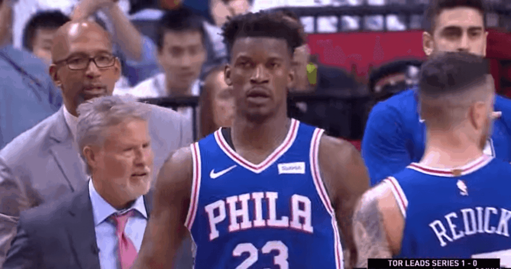 Jimmy Butler Sixers Raptors
